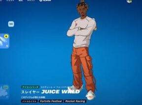 無料スキン「スレイヤー JUICE WRLD」 取得方法 画像